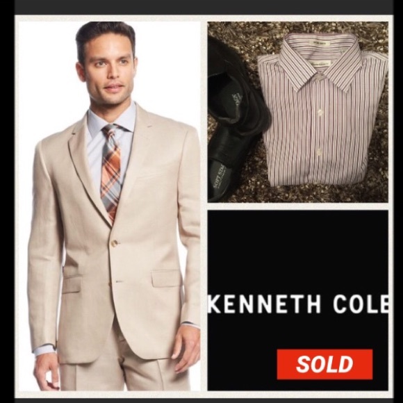 Kenneth Cole Other - Kenneth Cole⚫️Slim Fit⚫️No Iron⚫️Dress Shirt